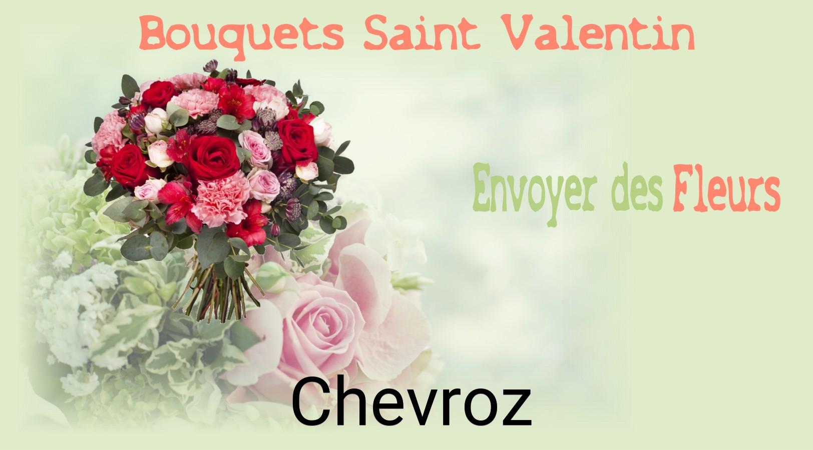 Roses de Saint-Valentin livrées à Chevroz